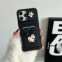 Mickey Minnie Wallet Phone Case (For iPhones) - Bear Hugs