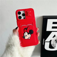 Mickey Minnie Wallet Phone Case (For iPhones) - Bear Hugs