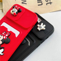 Mickey Minnie Wallet Phone Case (For iPhones) - Bear Hugs