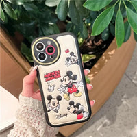 Mickey Mouse Leather Embossed Cover for All iPhone Models - Bear Hugs