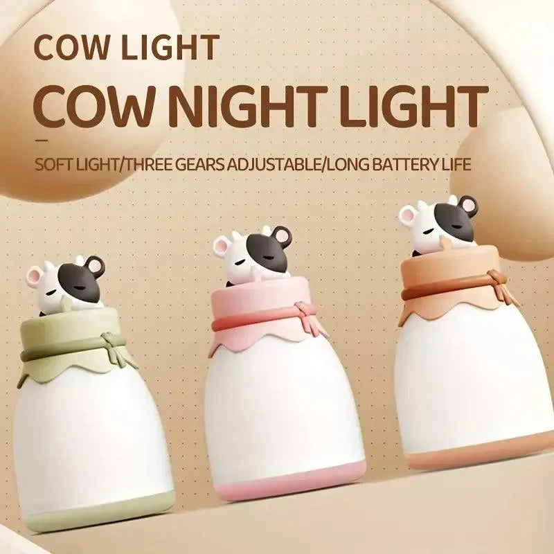 Milk Drinking Cow Night Lamp - Bear Hugs