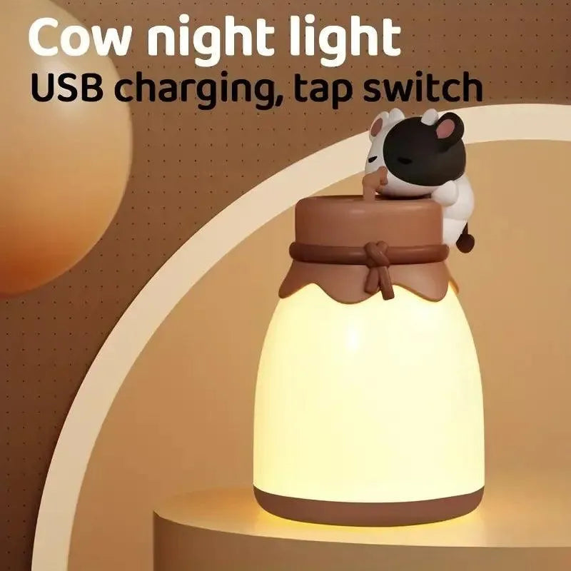 Milk Drinking Cow Night Lamp - Bear Hugs