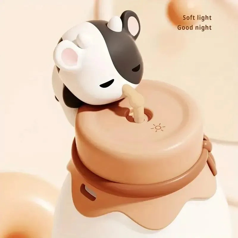 Milk Drinking Cow Night Lamp - Bear Hugs