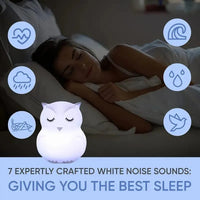 Mindfulness Breathing Owl Night Lamp - Bear Hugs