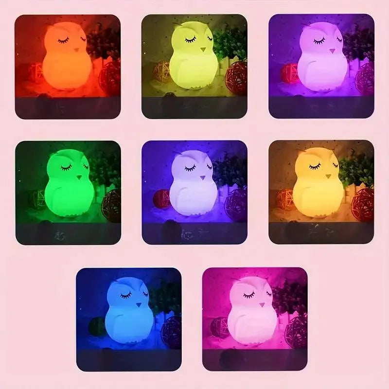 Mindfulness Breathing Owl Night Lamp - Bear Hugs