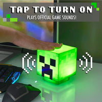 Minecraft Creeper Night Light with Official Creeper Sounds - Bear Hugs