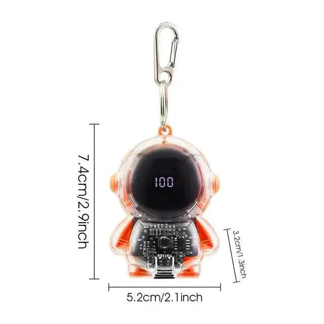 Mini Astronaut Keychain Power Bank - Bear Hugs