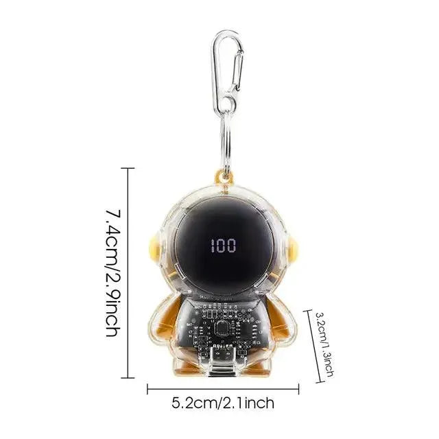 Mini Astronaut Keychain Power Bank - Bear Hugs