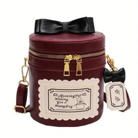 Mini Bucket Barrel Bag - Bear Hugs