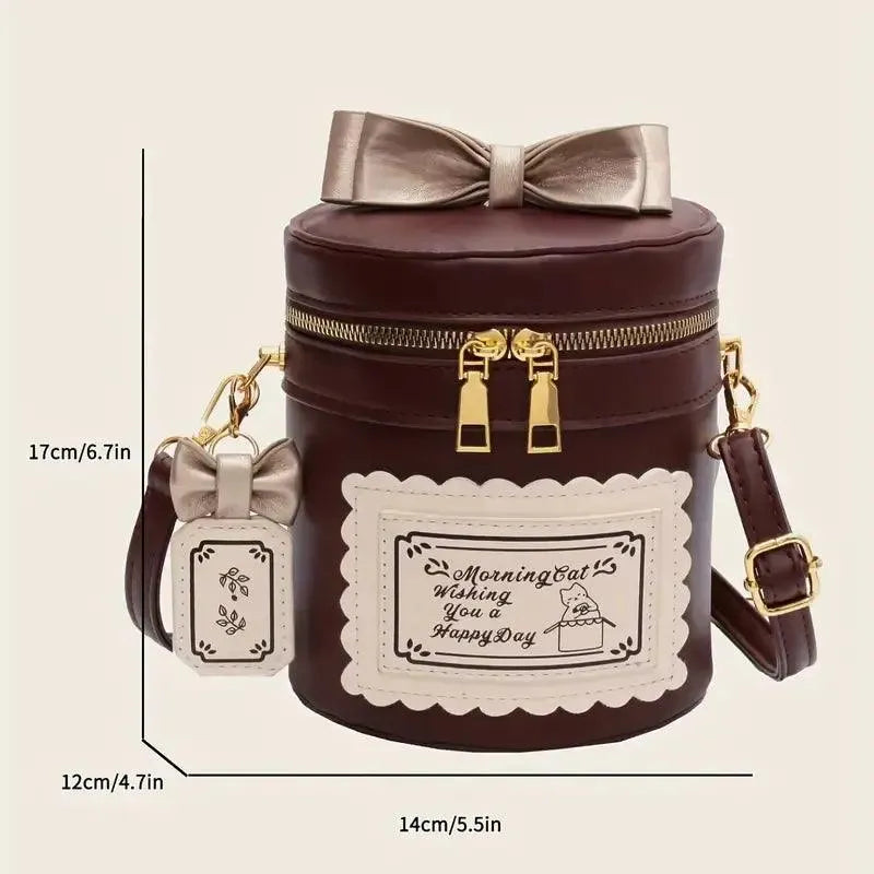 Mini Bucket Barrel Bag - Bear Hugs