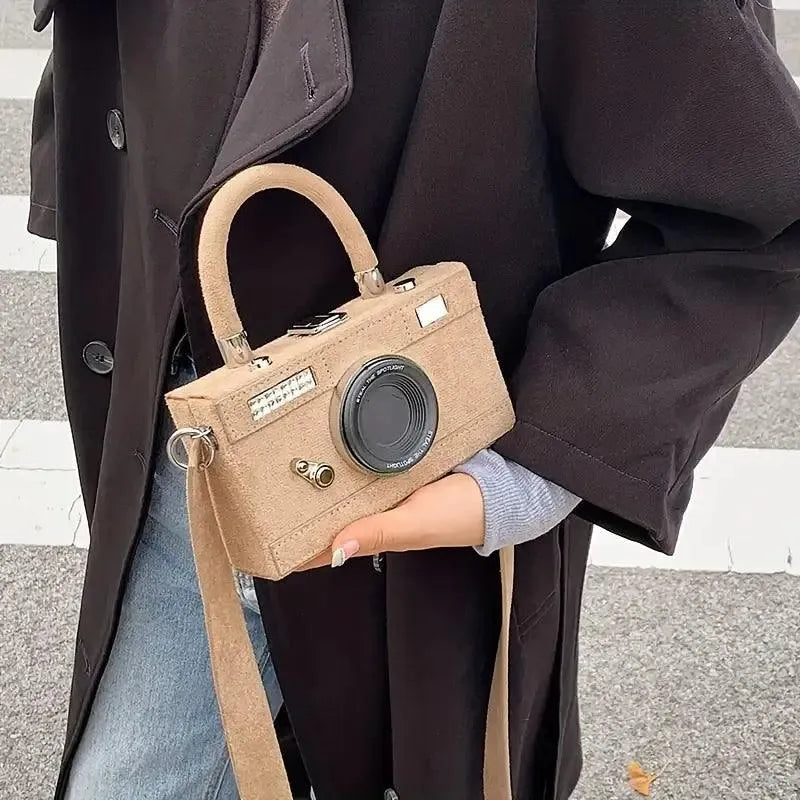 Mini Camera Shaped Handbag - Bear Hugs