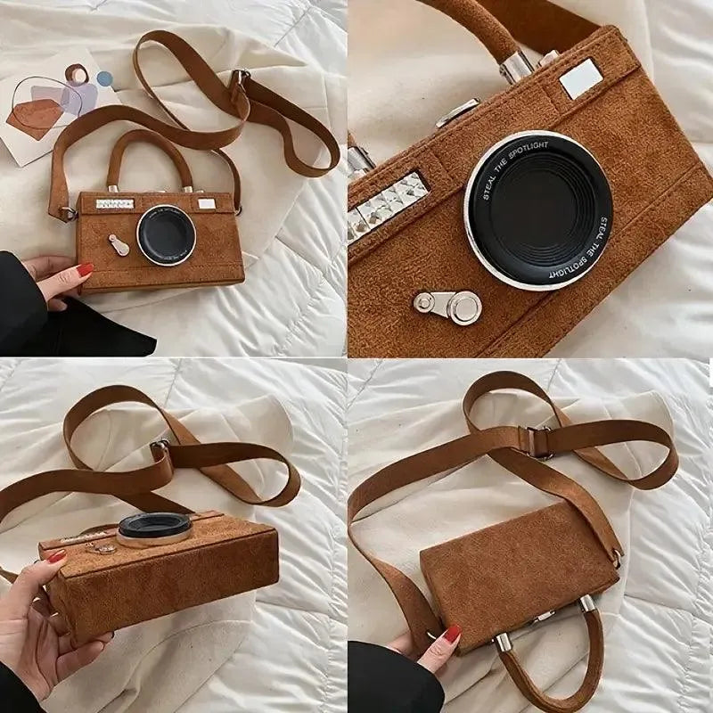 Mini Camera Shaped Handbag - Bear Hugs