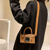 Mini Camera Shaped Handbag - Bear Hugs