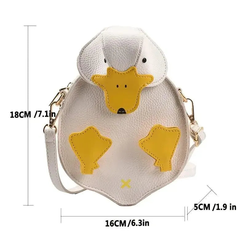 Mini Duck Shaped Crossbody Bag - Bear Hugs