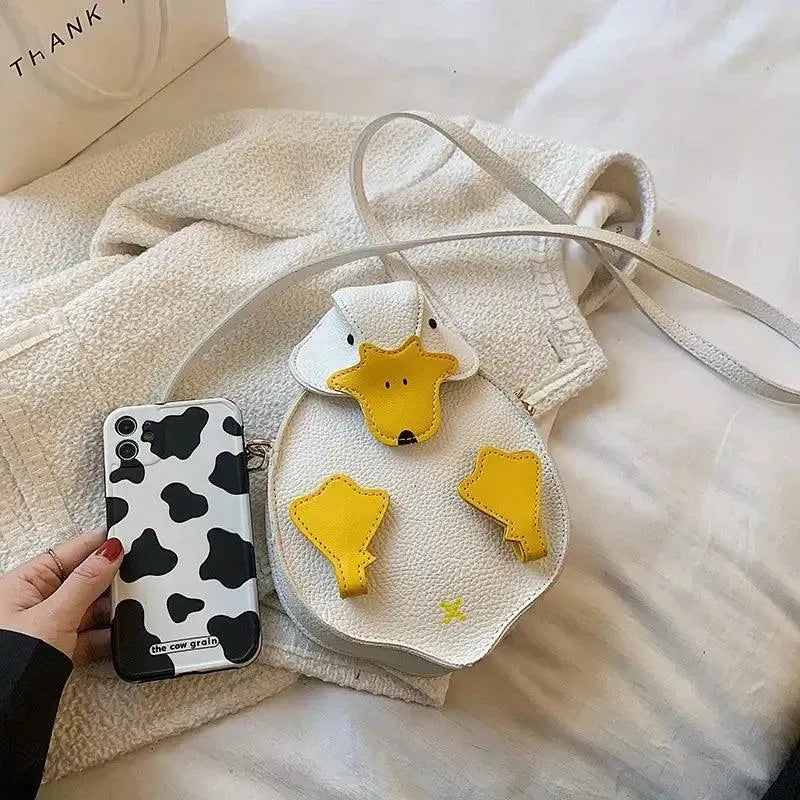 Mini Duck Shaped Crossbody Bag - Bear Hugs