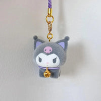 Mini Kuromi Fur Keychain - Bear Hugs