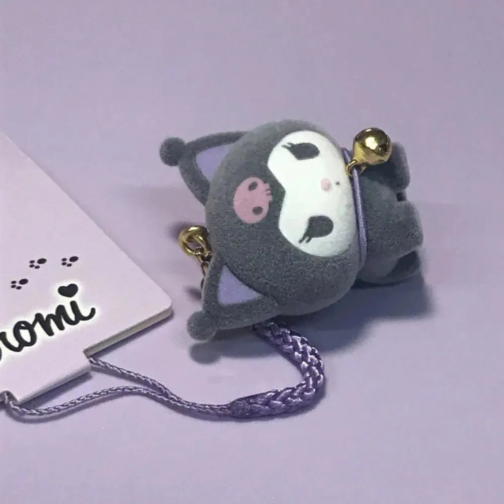 Mini Kuromi Fur Keychain - Bear Hugs