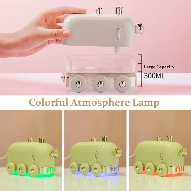 Mini Train Humidifier and Light - Bear Hugs