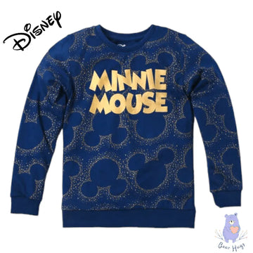 Minnie Mouse Print Crew-Neck Sweatshirt - Bear Hugs