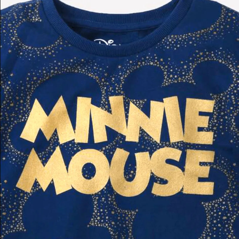 Minnie Mouse Print Crew-Neck Sweatshirt - Bear Hugs