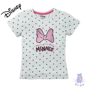 Minnie Mouse Print Round-Neck T-shirt - Bear Hugs