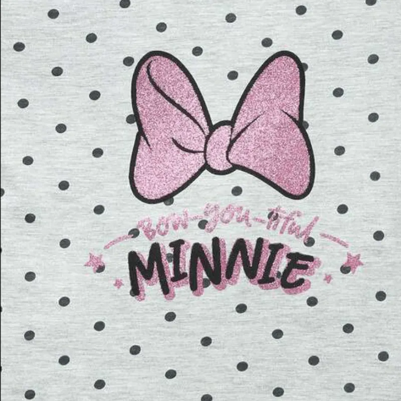 Minnie Mouse Print Round-Neck T-shirt - Bear Hugs