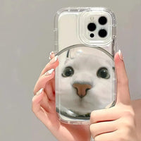 Mirror Cat Phone Case (For iPhones) - Bear Hugs