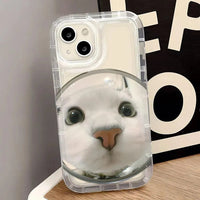 Mirror Cat Phone Case (For iPhones) - Bear Hugs