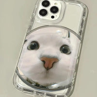 Mirror Cat Phone Case (For iPhones) - Bear Hugs