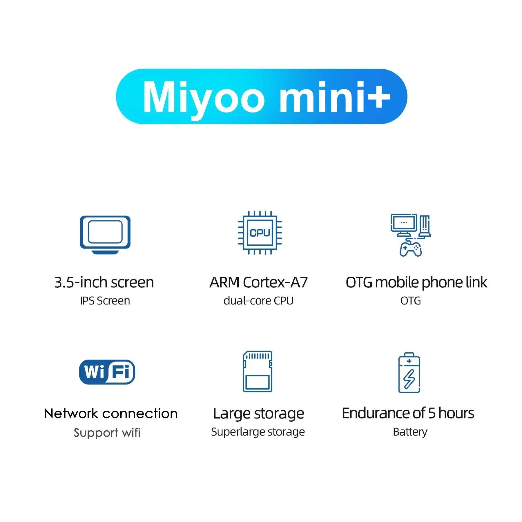 MIYOO Mini Plus Portable Retro Console - Bear Hugs