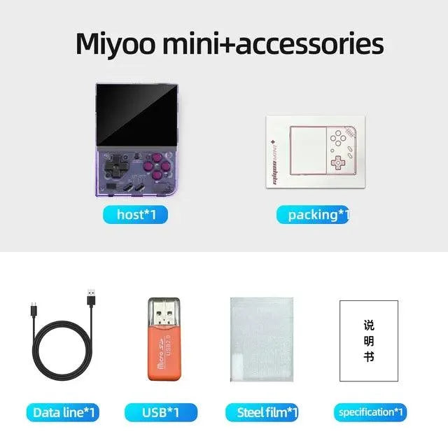 MIYOO Mini Plus Portable Retro Console - Bear Hugs