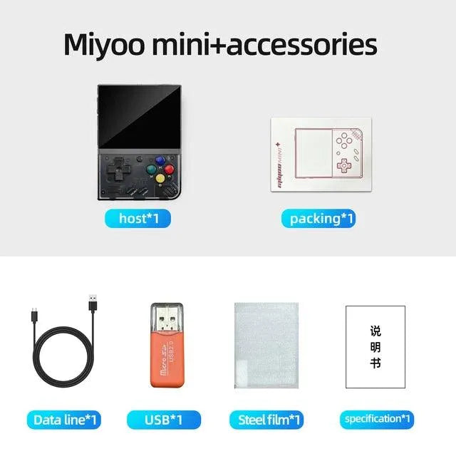 MIYOO Mini Plus Portable Retro Console - Bear Hugs