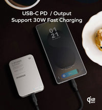 Momax 1-Power Q.Pass2 10000mAh Qi2.2 Magnetic Wireless Battery Pack MagSafe Powerbank IP168 - Bear Hugs
