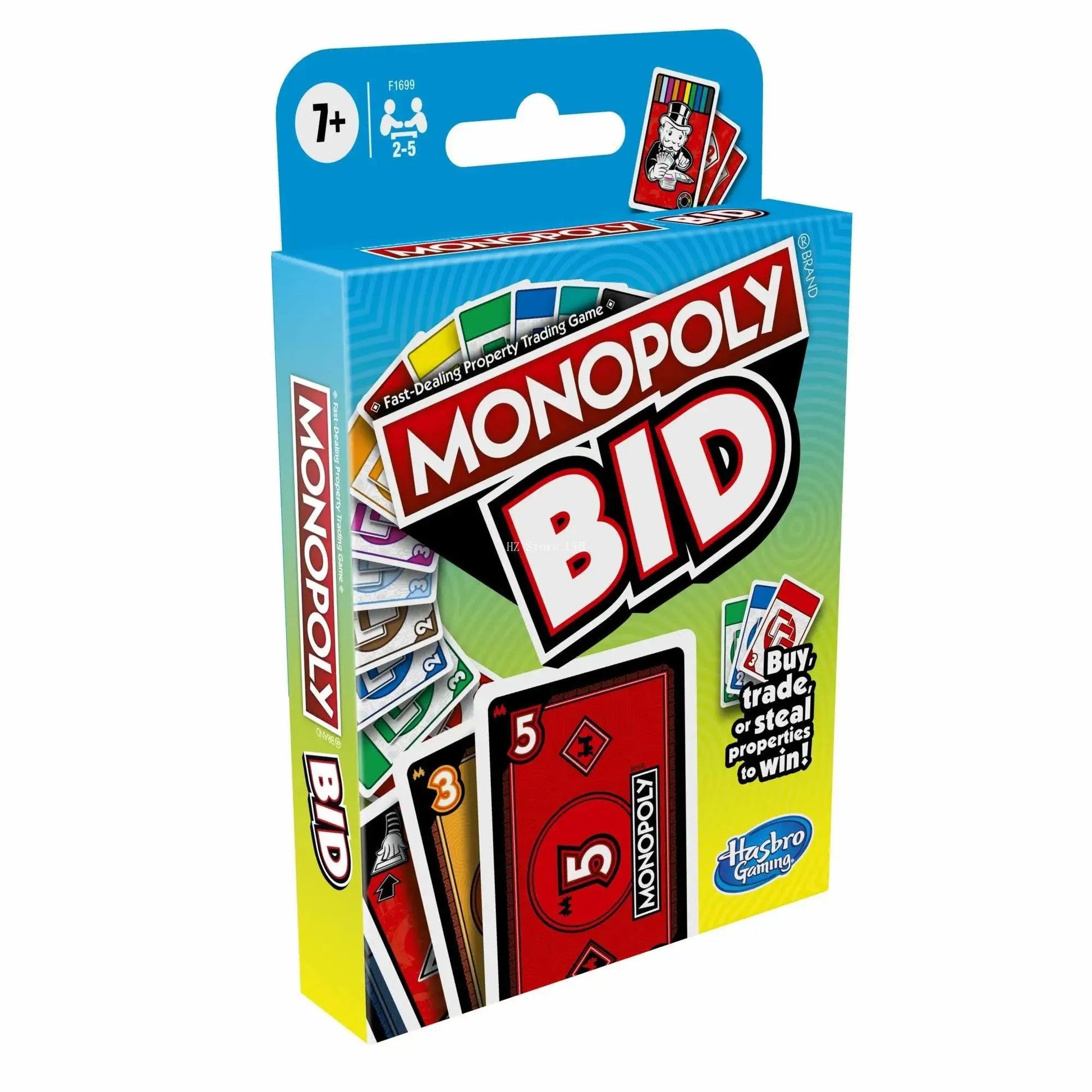 Monopoly Bid Card Game - Bear Hugs