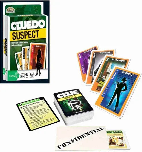 Cluedo Suspect Card Game