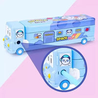 Moving Bus Pencil Geometry Box For Kids - Bear Hugs