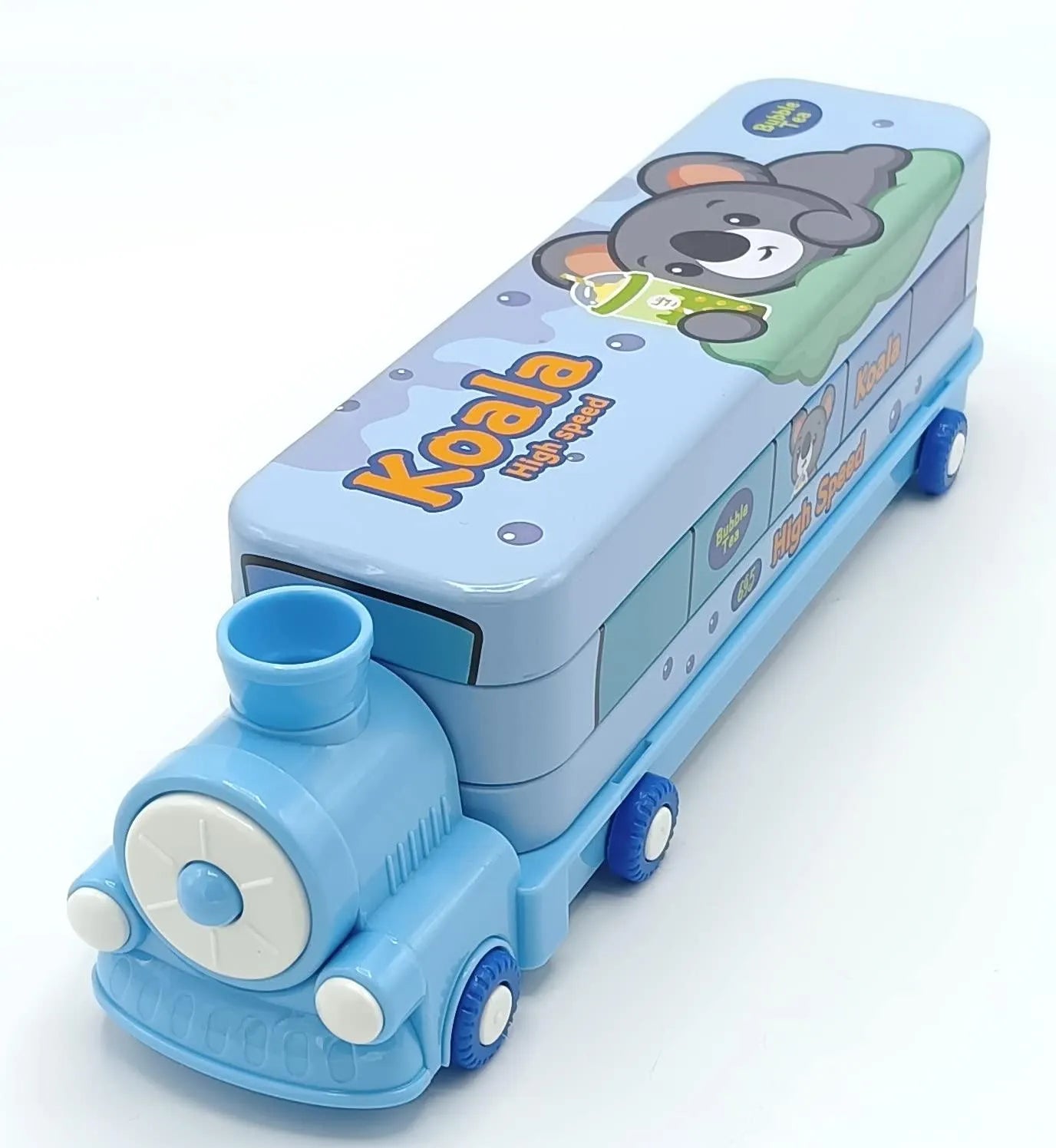 Moving Train Multifunction Pencil Geometry Box - Bear Hugs