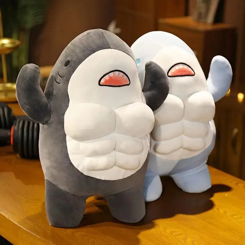 Muscular Shark Plushie - Bear Hugs