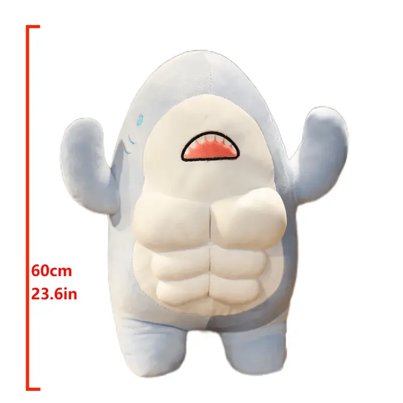 Muscular Shark Plushie - Bear Hugs