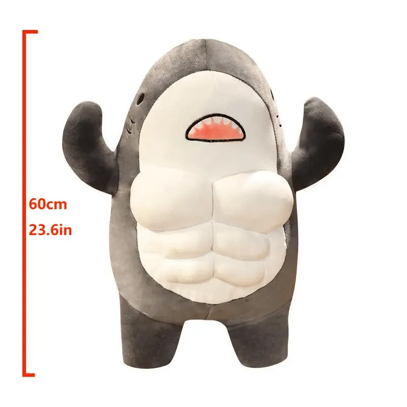 Muscular Shark Plushie - Bear Hugs