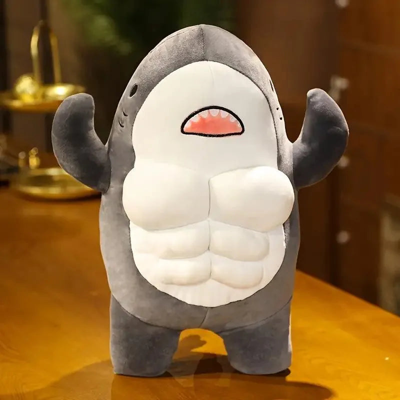 Muscular Shark Plushie - Bear Hugs