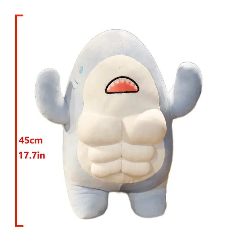 Muscular Shark Plushie - Bear Hugs