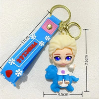 Frozen Princess Crew 3D Keychain