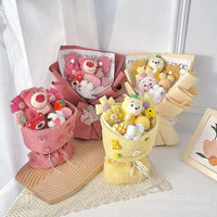 My Melody Kuromi Lotso Winnie Plush Doll Bouquet - Bear Hugs