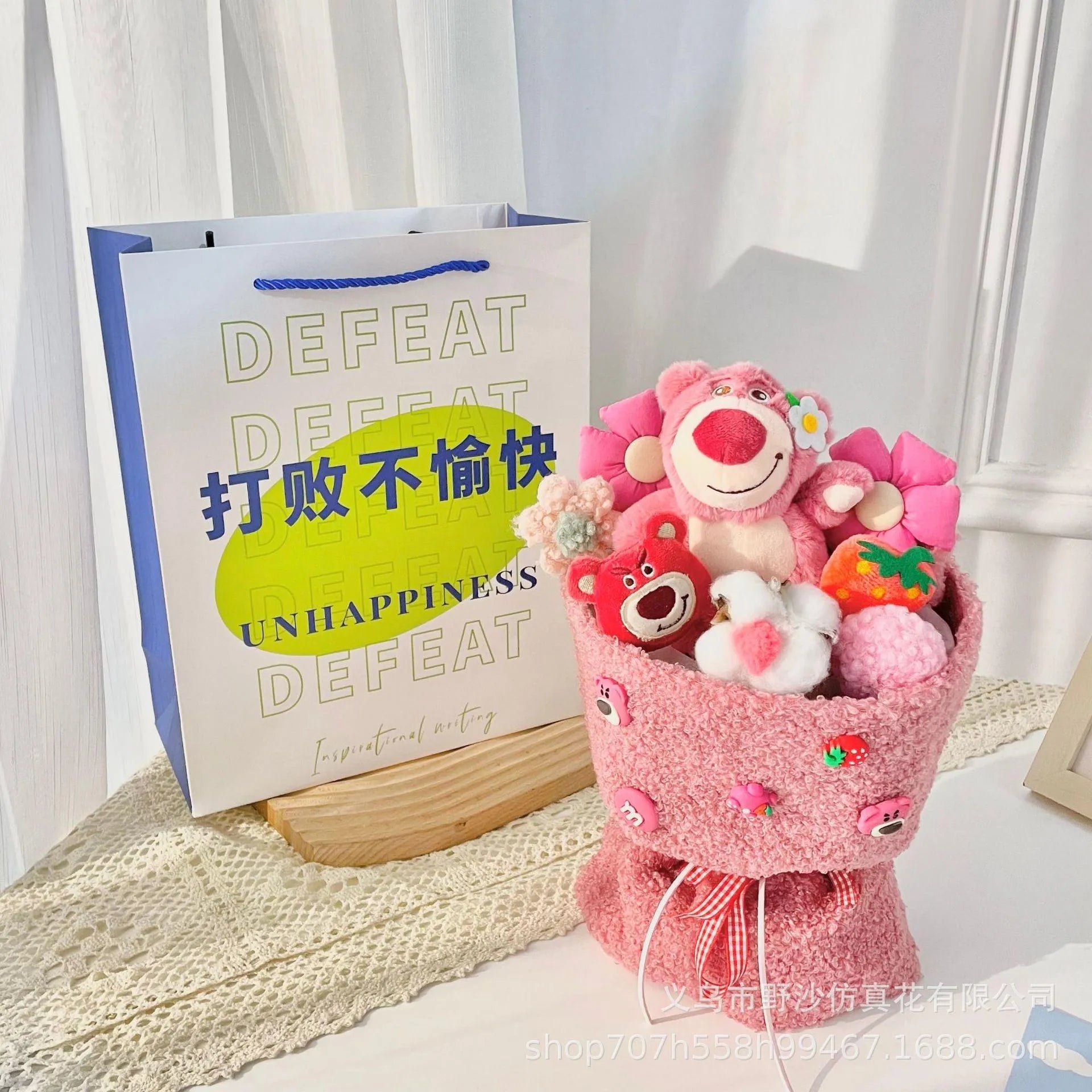 My Melody Kuromi Lotso Winnie Plush Doll Bouquet - Bear Hugs