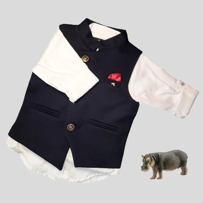 Nehru Jacket Party Wear Set - Bear Hugs