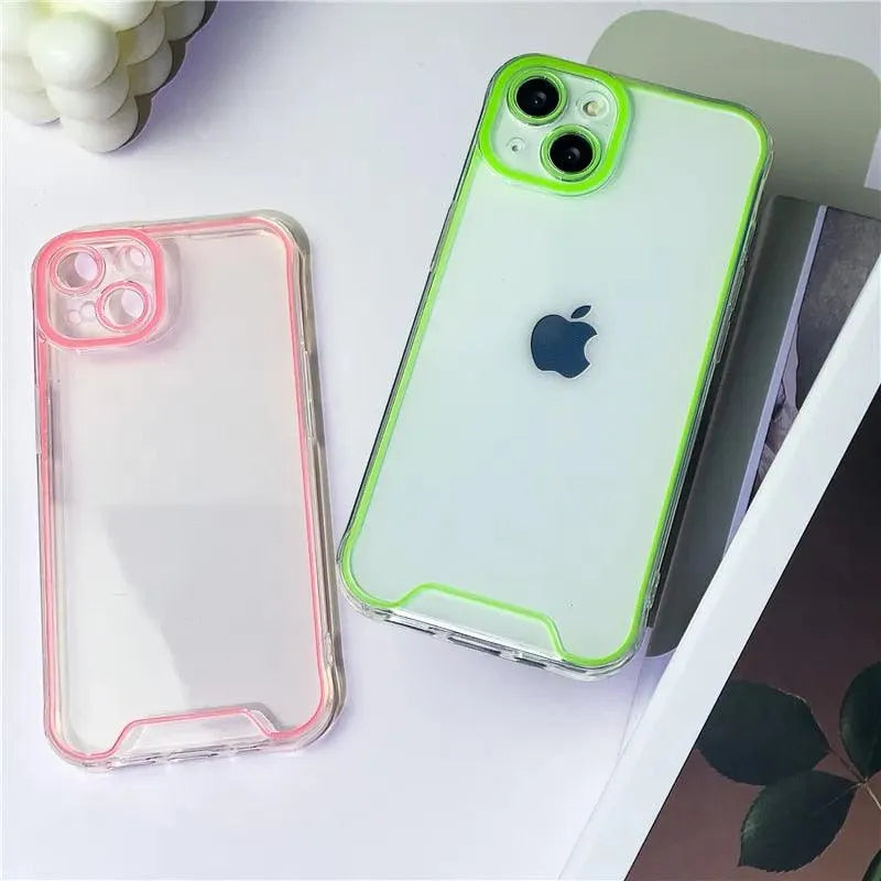 Neon Luminous Silicon Case (For iPhones) - Bear Hugs