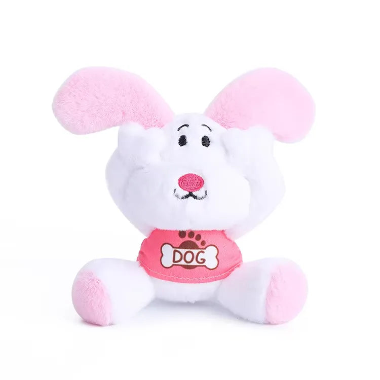 Adorable Puppy Plush Keychain