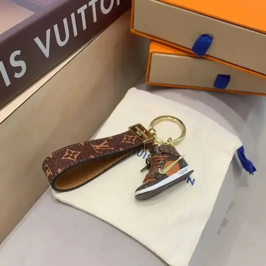 Monogram Kick Premium Sneaker Keychain