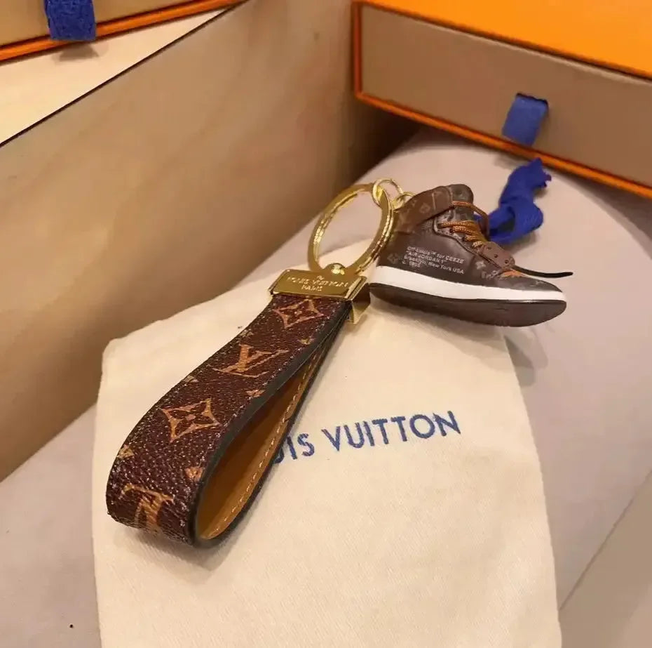 Monogram Kick Premium Sneaker Keychain